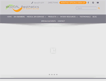 Tablet Screenshot of northdallasmedspa.com
